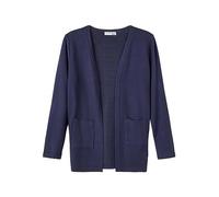 NAME IT Girl's Nkfvicti Ls Knit Card L Noos Sweater, Dark Sapphire, 11-12 Years