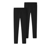 NAME IT Girls Nkfvivian 2p Noos Leggings, Black/Pack:Packed with Black, 110-116 UK
