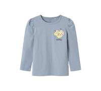 NAME IT Girls Nmfjyra Pokemon Ls Top Sky, Blue (Dusty Blue), 104