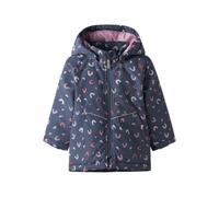 NAME IT Girl's Nmfmaxi Pa Jacket AOP Noos, Vintage Indigo, 122
