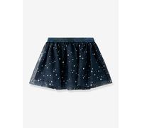 NAME IT girl's NMFVABOS tulle skirt navy blue