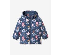 NAME IT girl's quilted lightweight jacket with hood indigo