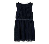 NAME IT Girl's Nkfvaboss Spencer Noos Dress, Dark Sapphire/Detail: W Tone in Tone Lurex, 9 Years