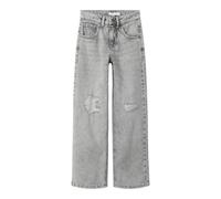 NAME IT Girls Nkfrose Hw Wide Jeans 1411-Te Noos, Light Grey Denim, 158 UK