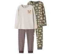 Name it - Kid's Nightset 2-Pack - Everyday base layer size 122/128, grey