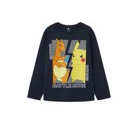 NAME IT Kids Pokemon Long Sleeve T-Shirt Dark Sapphire 11-12 Years