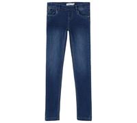 NAME IT Girls Nkfpolly Skinny Dnm Legging 1182-to Noos Jeans, Dark Blue Denim, 10 Years UK