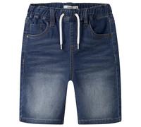 Name it - Kid's Ryan Jogger Denim L Shorts - Shorts size 122, blue