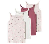 Name it - Kid's Strap Top 4-Pack - Top size 104, white