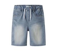 NAME IT Boy's Nkmryan Jogger DNM L Shorts 6300-Th Noos, Light Blue Denim, 8 Years