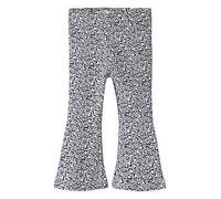 Name It Mini Girls Leopard Heart Flare Sweat Trousers, Light Purple, Size Age: 2-3 Years Light Purple