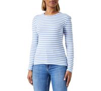 Name It Pcruka Ls Top Noos Bc Women's, Hydrangea/Stripes: Cloud Dancer, XL