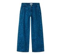 Name It Rose Leo 3344-za Wide Leg Jeans Blue 8 Years Girl
