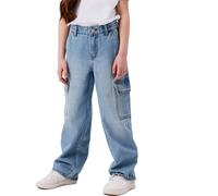 Name It Rose Wide Cargo Fit Jeans Blue 15 Years Girls
