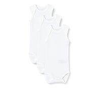 NAME IT Unisex Baby Bodysuit, Bright White, 0-3 Months