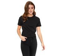 Name It Women's 27010978 T Shirt, Black (Black Black), L UK