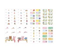 Name Labels for Bottles - Adhesive Labels Fabric Paper Labels Safe Name Stickers Daycare for | No Iron Vinyl School Home Nursing Bleached