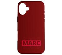 Name MARC Birthday Gift Man Humour Original Case for iPhone 16 Plus