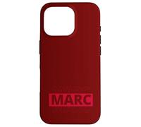 Name MARC Birthday Gift Man Humour Original Case for iPhone 16 Pro