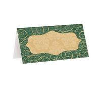 Name Place Cards | 16x Christmas Place Cards Green Elegant for Festive Table Decorations Weddings & Events, Name Cards for Table Setting Party Dinner Reception Seating Place Cards Table Place Card