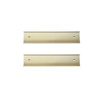 Name Plate Wall Or Door Holder, Office Business Door Sign Holder 2Pack (Gold, 2" x 10")