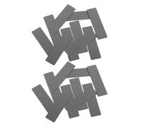 Name Plates Rectangle Stainless Steel Blank 20pcs for Stamping