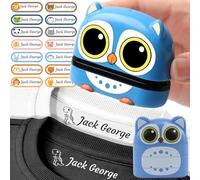 Name Stamp for Clothes, Double Sided (White + Black Ink), Kids