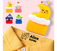 Name Stamp for Clothes Kids,Name Stamp for Clothes,Personalised Name Stamp,Clothes Name Stamp,The Name Stamp,Kids Name Stamp for Clothes,Name Stamp for Clothes Kids Washable,School Name Stamp (Moon-)