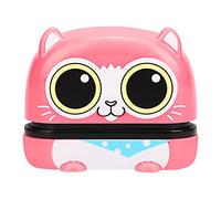 Name Stamp for Kids Clothing,Custom Name Stamps with Refill Ink,Personalized Seal for Clothes,Clothes Labels for Kids Personalised Stamp School Names Labels Cartoon Animal (Pink)