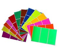 Name Stickers Office Identification Badges 4" inch x 2" inch in 13 Assorted Colors (102 mm x 51 mm) - 39 Pack by Royal Green