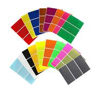 Name Stickers Office Identification Badges 4" inch x 2" inch in 18 Assorted Colors (102 mm x 51 mm) Multi Color Pack- 54 Pack by Royal Green