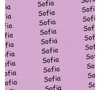 Name Stickers - Sofia - Pink - Pack of 150 - Pre-Printed with Your Daughter's Name - Girls - for School, Nursery, Notebooks, Books - Pens, Pencil Case, Rulers - Personalised
