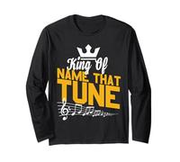 Name That Tune Trivia Night King Funny Long Sleeve T-Shirt