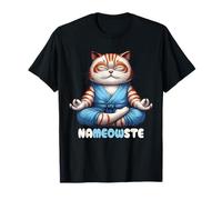 Nameowste Cat Pose Zen Meditation for Cat Lovers Cute Funny T-Shirt