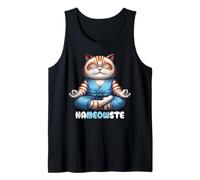 Nameowste Cat Pose Zen Meditation for Cat Lovers Cute Funny Tank Top