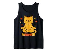 Nameowste Cat Pose Zen Meditation for Cat Lovers Cute Funny Tank Top