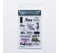Names of God Bible journaling Christian Acrylic Stamp Set | Doodling Faith