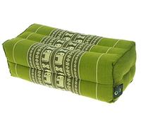 Namesakes Kapok Material Yoga Block Meditation cushion - Support Bolster- Green Elephant