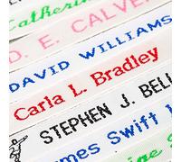 Nametape Express - 72 Woven Name Tapes/Labels/Tags - These nametapes are Perfect for Naming School Uniform Nursing and for Workwear and Care Homes