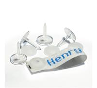 Nametape Express - Pin-Tag Rivets x 100 - The Easy Way To Attach Your Woven Labels/Nametapes/Name Tags - No need to sew-on or iron with our Pin-Tags