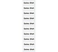 Nametape Express - Stretch Tags Iron-on nametapes/Tags are The Ultimate nametape for Labelling Clothing, Perfect for Stretchy Fabrics (100)