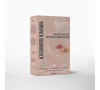NAMHYA Kashmiri Kahwa with Pure Saffron, Cardamom, Cinnamon and Rose Petals 3.53 oz (Tea bags)