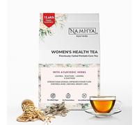 NAMHYA Periods Care Tea, Herbal Tea With Shatavari & Ashoka, Hormone Balance Tea For Women, Green Tea For Acne, Weight Loss For Women With PCOS, (Hibiscus, 25 Servings)