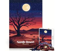 Namib Desert Night Adult Jigsaw Puzzles1000 Pieces Mind Exercise Toy Tension Relief Design Assembly Lovely Present (38x52cm)