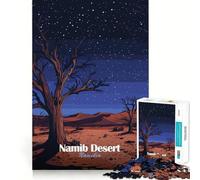 Namib Desert Night Jigsaw Puzzles for Adults 1000 Mind Exercise Toy Relax Time Design Assembly (38x52cm)