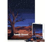 Namib Desert Night Jigsaw Puzzles for Adults 1000 Piece Logic Boost Toy Group Joy Premium Edge Bday Surprise (38x26cm)