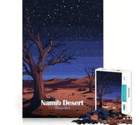 Namib Desert Night Jigsaw Puzzles for Adults 1000 Piece Logic Boost Toy Group Joy Premium Edge Bday Surprise (38x26cm)