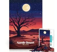 Namib Desert Night Jigsaw Puzzles for Teenagers 1000 Piece Mental Toy Leisure Fun Premium Cut Thoughtful Gift (50x75cm)