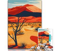 Namib Desert Poster 1000 Pieces Jigsaw Puzzle for Adults& Teens,Toys Educational Games Stress Relieving Wishlist with Santa Claus 38x26cm