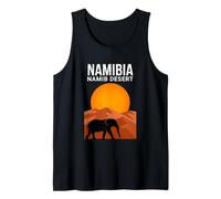 Namib Namibia Elephant Sunset Tank Top